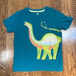 Tea Collection size 7 Dinosaur Graphic Tee - Teal